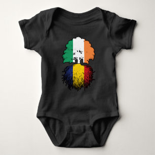 Roemenië Roemenië - Irish Tree Roots Flag Romper