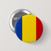 Roemenië Ronde Button 5,7 Cm (Voorkant /achterkant)