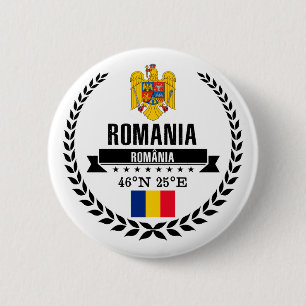 Roemenië Ronde Button 5,7 Cm