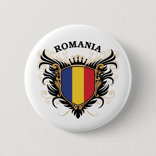 Roemenië Ronde Button 5,7 Cm (Voorkant)
