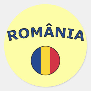 Roemenië Ronde Sticker