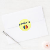 Roemenië Ronde Sticker (Envelop)