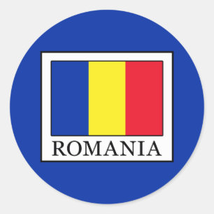 Roemenië Ronde Sticker