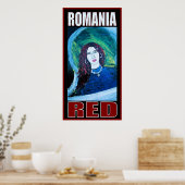 ROEMENIË ROOD POSTER (Keuken)