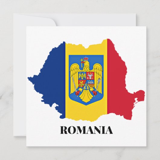 Roemenië Silhouet, geëtiketteerd, (Voorkant)