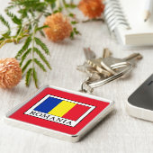 Roemenië Sleutelhanger (Zijkant)