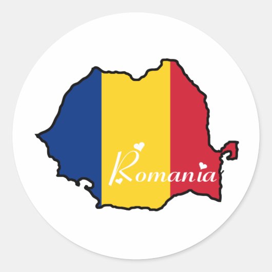 Roemenië Sticker (Voorkant)