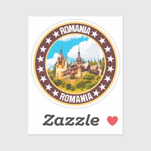 Roemenië Sticker (Vel)