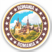 Roemenië Sticker (Voorkant)