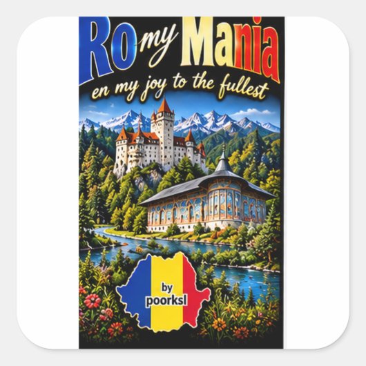 Roemenië Sticker (Voorkant)
