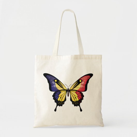 Roemenië Swallowtail Vlinder Vlag Tote Bag (Voorkant)