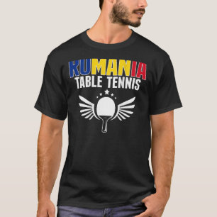 Roemenië Table Tennis Support Roemeense ping Pong T-shirt