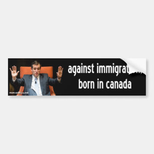 roemenië - tegen immigratie bumpersticker