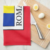 Roemenië Theedoek (Quarter Fold)