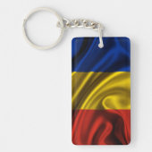 Roemenië-vlag Sleutelhanger (Voorkant)