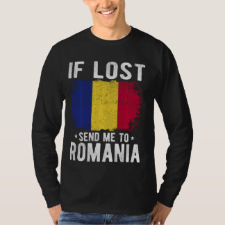 Roemenië Vlag Souvenir - Als verloren stuur me naa T-shirt