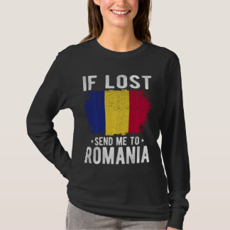 Roemenië Vlag Souvenir - Als verloren stuur me naa T-shirt