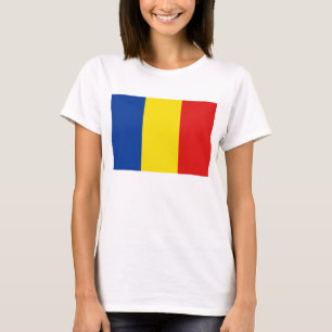 Roemenië vlag x kaart T-Shirt