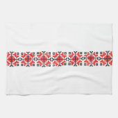 roemenië volgt een etnisch , florisch geometrisch  theedoek (Horizontaal)