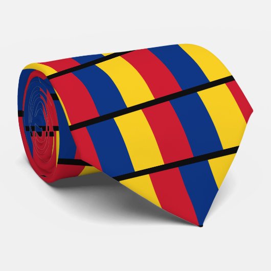 roemenië zwart stropdas (Opgerold)