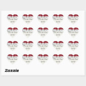 roemenitisch hart vol roemeense liefde demask sticker (Vel)
