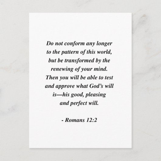 ROEMENS 12:2 BRIEFKAART (Voorkant)