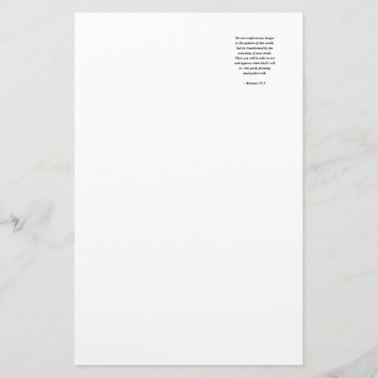 ROEMENS 12:2 BRIEFPAPIER (Voorkant)