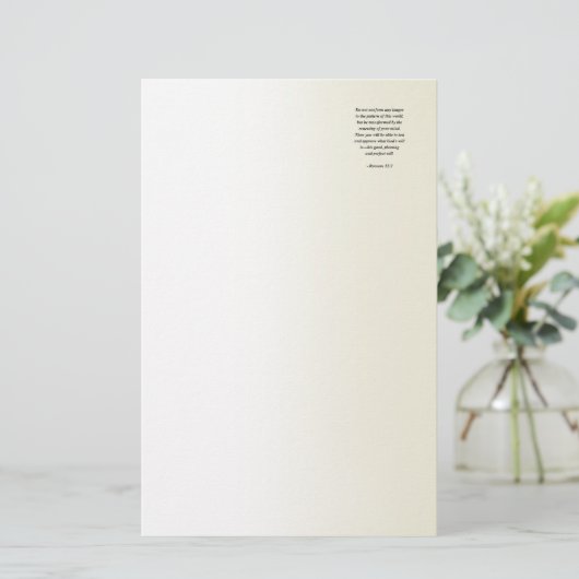 ROEMENS 12:2 BRIEFPAPIER (Staand voorkant)