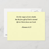 ROEMENS 6:23 BRIEFKAART (Voorkant / Achterkant)