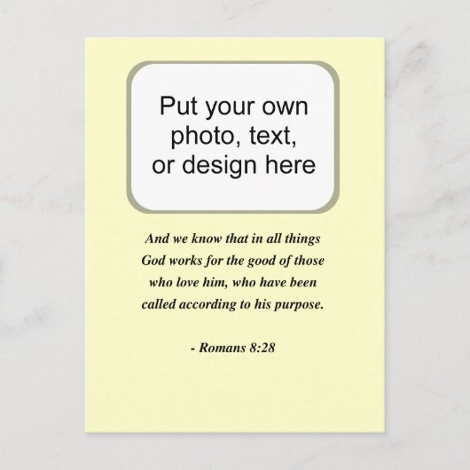 ROEMENS 8:28 BRIEFKAART (Voorkant)