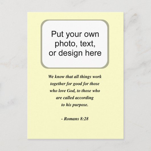 ROEMENS 8:28 BRIEFKAART (Voorkant)