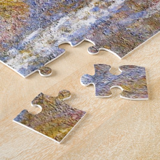 Roen Cathedraal, zonlichteffect van Claude Monet Legpuzzel (Zijkant)