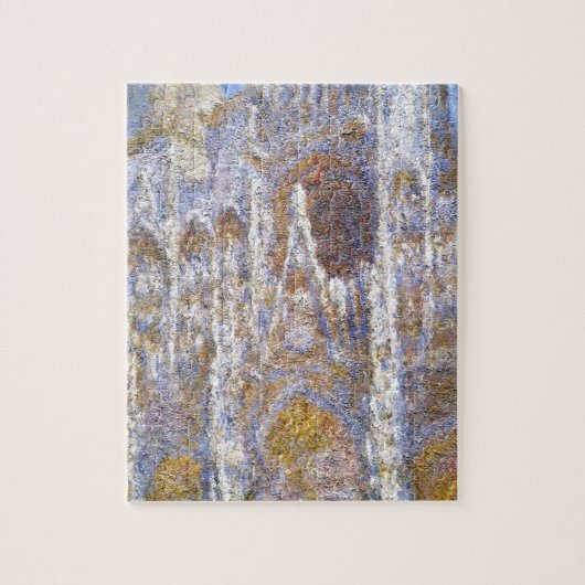 Roen Cathedraal, zonlichteffect van Claude Monet Legpuzzel (Verticaal)