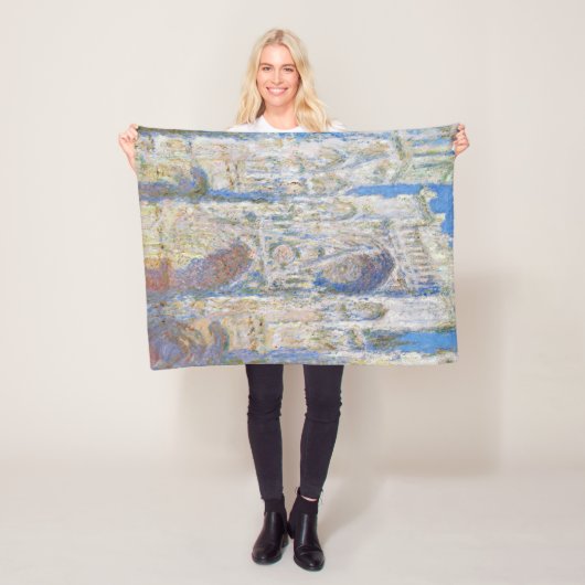 Roen Cathedral (zonlicht), Monet Fleece Deken (In situ)