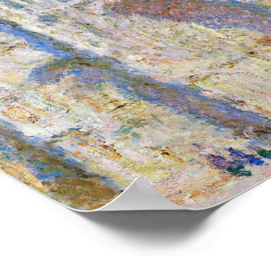 Roen Cathedral (zonlicht), Monet Poster (Hoek)