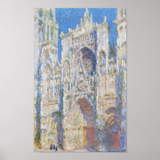 Roen Cathedral (zonlicht), Monet Poster (Voorkant)
