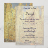 Roen Cathedral, zonsondergang door Claude Monet Kaart (Voorkant / Achterkant)