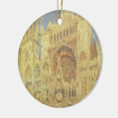 Roen Cathedral, zonsondergang door Claude Monet Keramisch Ornament (Links)