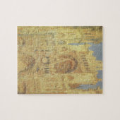 Roen Cathedral, zonsondergang door Claude Monet Legpuzzel (Horizontaal)