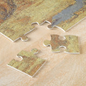 Roen Cathedral, zonsondergang door Claude Monet Legpuzzel (Zijkant)