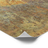 Roen Cathedral, zonsondergang door Claude Monet Poster (Hoek)