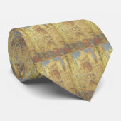 Roen Cathedral, zonsondergang door Claude Monet Stropdas (Opgerold)