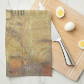 Roen Cathedral, zonsondergang door Claude Monet Theedoek (Quarter Fold)