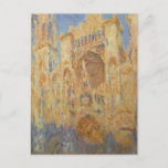 Roen Cathedral, zonsondergang door het Briefkaart<br><div class="desc">Monet - een viering van de meesters van kunst</div>