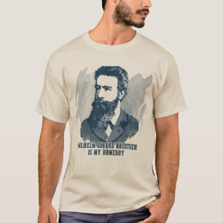 Roentgen is mijn huisjongen t-shirt