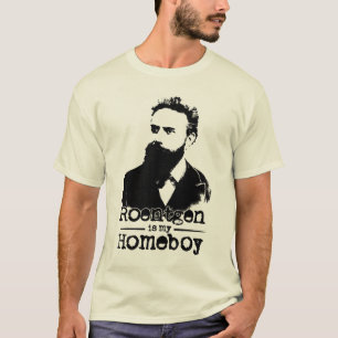 Roentgen is mijn huisjongen t-shirt
