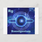 roentgenium briefkaart (Voorkant)