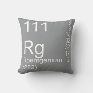 Roentgenium Kussen