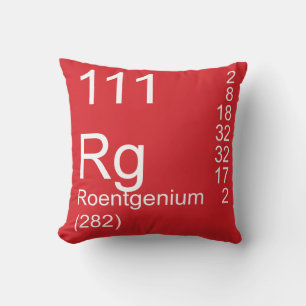 Roentgenium Kussen
