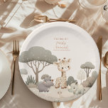 Roep alle feestdieren Safari dierentuin Birthday o Papieren Bordje<br><div class="desc">Voeg een vleugje wild avontuur toe aan het safari zoo verjaardagsfeestje van uw kind met onze "Calling All Party Animals" Safari Zoo verjaardagspapier Borden! Deze levendige en stevige borden zijn voorzien van speelse safaridieren, waaronder leeuwen, zebra's en giraffen, te midden van oerwouden bladeren en kleurrijke accenten. Onze borden zijn gemaakt...</div>